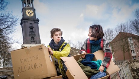 De raadselachtige kledingroof